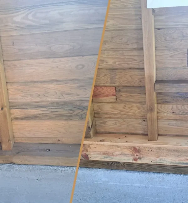 Création de plinthe en bois